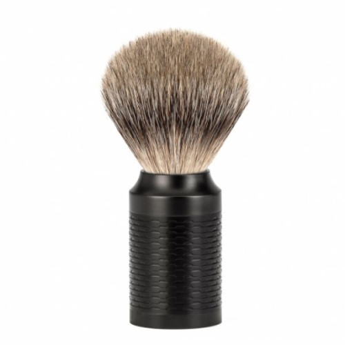 Muehle ROCCA shaving brush 091 M 96 JET - silvertip badger 21mm