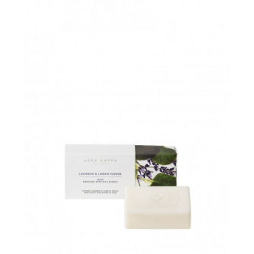 Acca Kappa lavendre & linden flowerr (enriched with rice starch) soap 150gr(net wt.5,3oz.)