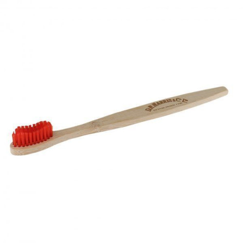 Dr Harris Bamboo Toothbrush Red Bristles (medium)