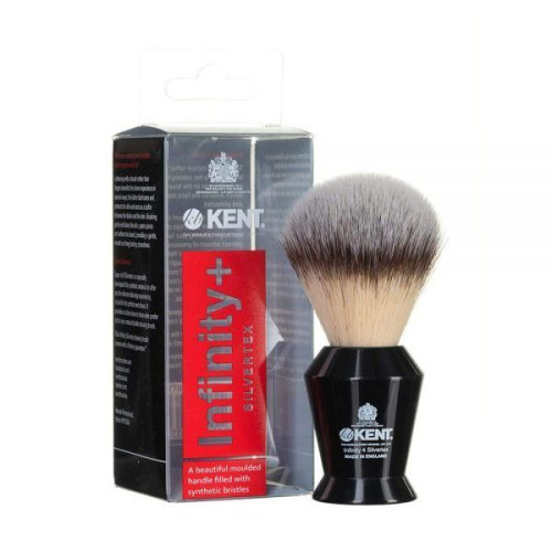 Kent Shaving Brush Black & Synthetic Bristles - Infinity 4 (πιν.ξυρίσματος συνθετικό τρίχωμα)