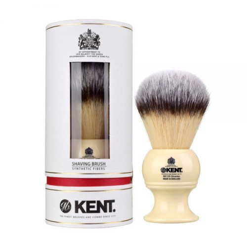 Kent Shaving Brush Large,Ivory & Synthetic Bristles - BK12S (πιν.ξυρίσματος συνθετικό τρίχωμα)