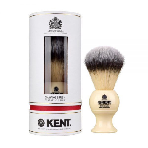 Kent Shaving Brush Medium,Ivory & Synthetic Bristles - BK8S (πιν.ξυρίσματος συνθετικό τρίχωμα)
