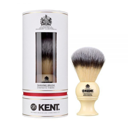 Kent Shaving Brush Small,Ivory & Synthetic Bristles - BK4S (πιν.ξυρίσματος συνθετικό τρίχωμα)