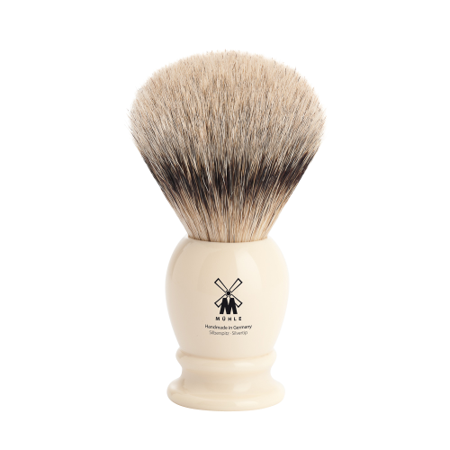 Muehle CLASSIC shaving brush 093 K 257 - silvertip badger/high-grade resin/23mm