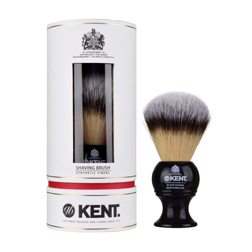 Kent Shaving Brush Small,Black & Synthetic Bristles - BLK4S (πιν.ξυρίσματος συνθετικό τρίχωμα)