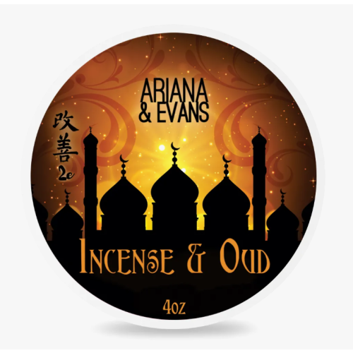 Arianna & Evans - Incense & Oud K2E Shaving Soap 118ml