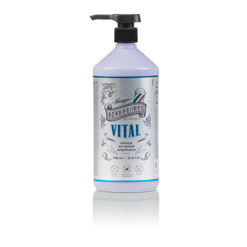 Beardburys - Vital Anti-Dandruff  Shampoo 1000ml (Σαμπουάν κατά της πιτυρίδας , σε επαγγελματική συσκευασία)